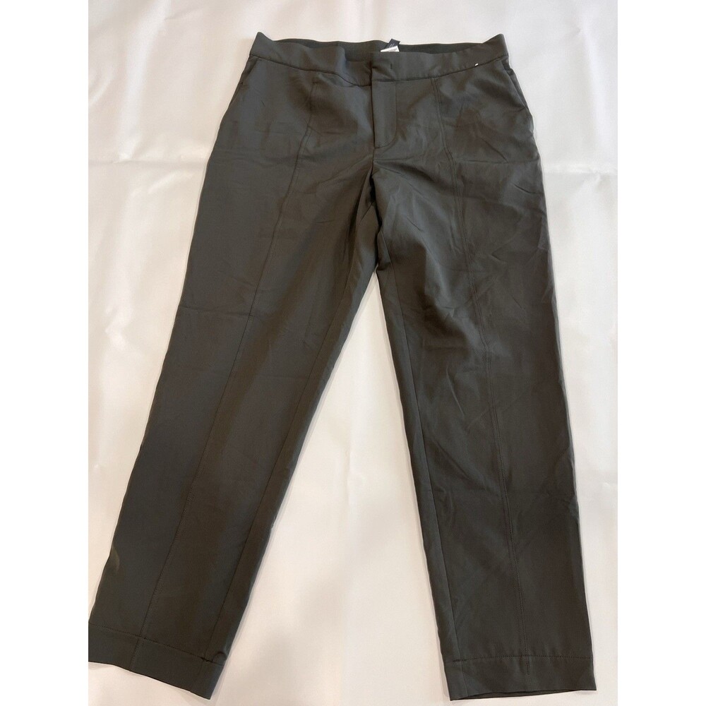 Mondetta Performance Women's Sz 12 Black Trouser Lined Pants Front Pockets